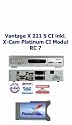RC7 Vantage X 221 S CI silber + XCam Platinum CI Modul