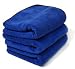 MONSTER MICROFIBER EXTREME THICKNESS Microfiber Towel W/Black Silk Edges [16x16] (3 Pack)