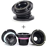 Lensbaby Optic Swap System Muse with Double Glass Optic Selecive Focus Lens for Nikon F type mount SLR's with Lensbaby Optic Box Set Bundle for Composer, Muse, & Control Freak