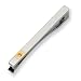 Apparel : Stainless Steel 24k Gold-plating Diamond Accent Tie Bar