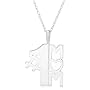 Sterling Silver #1 Mom Pendant, 18"