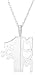  : Sterling Silver #1 Mom Pendant, 18"