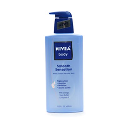 Nivea Body Smooth Sensation Daily Lotion for Dry Skin 13.5 fl oz (400 ml)