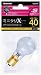 東芝 ミニクリX 40Wタイプ ホワイト 寿命2倍タイプ KR100V36WXW-LA
