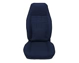 Acme U103-123 Front Dark Blue Vinyl Bucket Seat Upholstery with Indigo Cloth Inserts