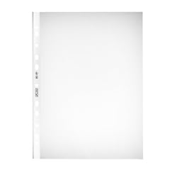 Herlitz 5814108 Prospekth�lle A4 genarbt 100er Packung mit Lochrandverst�rkung