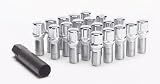 Gorilla Automotive Products 17018SD-20: Lug Bolts, Steel, Chrome, 14mm x 1.50 RH, 1.000 in. Thread Length, Conical Seat, Set of 20