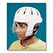 Hard Shell Helmet with Face Bar. Tan Foam Liner, Medium Cir.