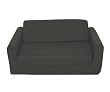 Children's Sofa Sleeper Twin 38" In Black By Elite Furniture