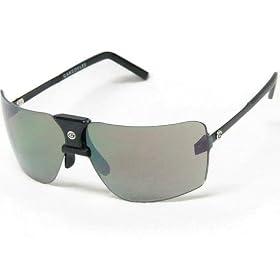 Gargoyles Sunglasses 85's Black Frame with Grey Silver Flash Lenses 3346016C