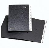 Produkt-Bild: Leitz 1114119 Pultordner 1-31, 31 F&auml;cher, Hartpappe, schwarz