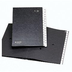 Leitz 1114119 Pultordner 1-31, 31 F�cher, Hartpappe, schwarz