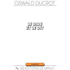 Le dire et le dit