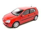 Volkswagen Golf V Vw Red 1:18 Scale Diecast Model