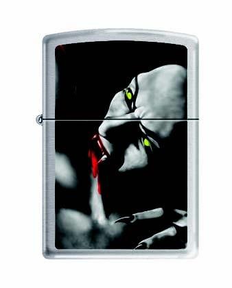 Zippo Limited Brushed Chrome Dracula Zippo Lighter