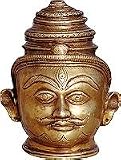 ShalinCraft Religious Sculpture of Shiva Head Made in Brass