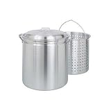 Aluminum Stockpot with Steamer Basket