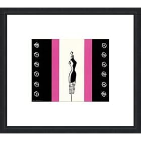 Mannequin Decorative Framed Art Poster Print, 15x17