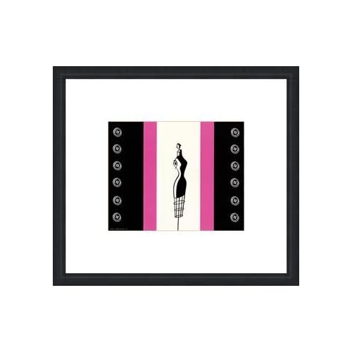 Mannequin Fashion Framed Art Poster Print, 15x17