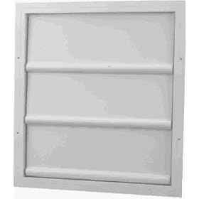 Air Vent #54703 Auto White Gable Shutter
