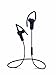 New Black Sport Wireless Bluetooth 4.0+apt-X+ A2DP technology,Noise Cancellation, Stereo Earbuds/Headphone earphone with In-Line Microphone, Built in Li-battery