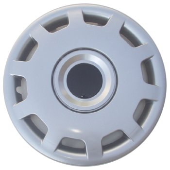 413 Series 15 Silver ABS Plastic Universal Replacement Volkswagen Passat, Golf and Jetta Replica Wheelcovers