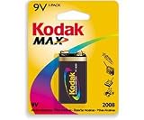 Kodak Xtralife 9V Alkaline (K9V1-1) Twelve (1) Packs = 12 Batteries