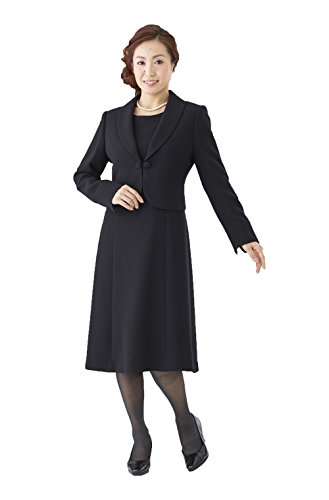 (ワールドオンアース) World On Earth 喪服 レディース 礼服 ショールカラー ブラックフォーマル アンサンブル ワンピース オールシーズン FC3J114A