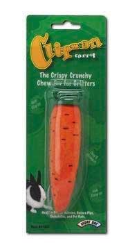 TopDawg Pet Supply Clip On Wood Chew Toy Carrot