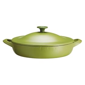 Tefal Jamie Oliver Cast Iron Tegame & Lid, Lime, 26 cm