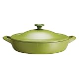 Tefal Jamie Oliver Cast Iron Tegame & Lid, Lime, 26 cmby Tefal