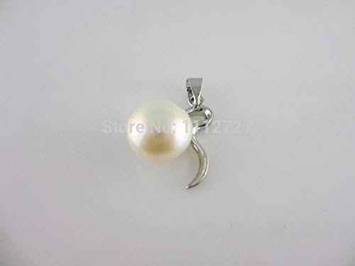 JuliesDeal Pretty!!! Korean Fashion AAA Jewellery Beads Round Freshwater Shell Pearl Pendant 3 Color Natural Stone 9-10mm £¨main stone color:purple£©