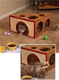 Cat Play House Swiss Cheese Play Wedge