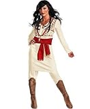 Disguise Costumes Unisex – Adult Deluxe Tamina, Beige/Red, Medium (8-10) Picture