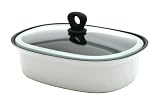 Best sale price for Lipper International Non-Stick Ceramic 1-1/2-Quart Oval Baker with Glass Lid. Free Shipping.