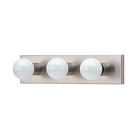 Sea Gull Lighting 4737-98 Center Stage Three-Bulb Vanity, Brushed Stainless Finish by Sea Gull Lighting