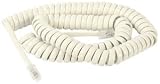 GE TL96175 12 Foot Coil Phone Cord (White)