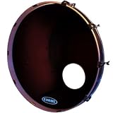 Evans EQ3 Resonant Black Drumhead - BD22RB