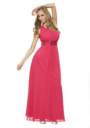 Astrapahl, Wundervolles Abendkleid, lang, zweilagig, Farbe pink Reviews