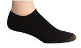  : Gold Toe Men's Cotton Footie Big and Tall  Black, 3-Pack Shoe Size 12-16