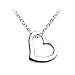 Kit Heath Sterling Silver Floating Heart Necklace
