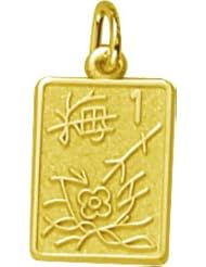 Rembrandt Charms Mahjong Tile Charm, 10K Yellow Gold