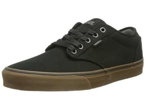VANS Men's Atwood Canvas Skate Shoes - Size: 7.5, Black/gum