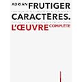 Adrian Frutiger Caracteres L'Oeuvre Complete