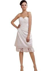 Sweetheart Taffeta Short Evening Dress/Wedding Dress 
