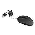 Soyntec® Mini Mouse InpputTM R270 Black Night, Smart Cord (USB, optical with scroll)