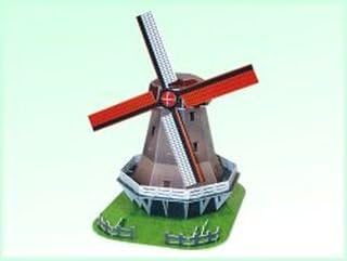Dutch Holland Windmill 3 D Construction Puzzle Kit Wind Mill