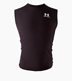 Under Armour Men's HeatGear Sleeveless T-Shirt Style # 0038-Black