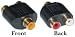 2 RCA Female / 1 RCA Female Audio Adapter