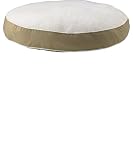 Woolrich Dog Gone Smart&trade; Round Canvas/Sherpa Dog Bed 36, KHAKI (Off-white)